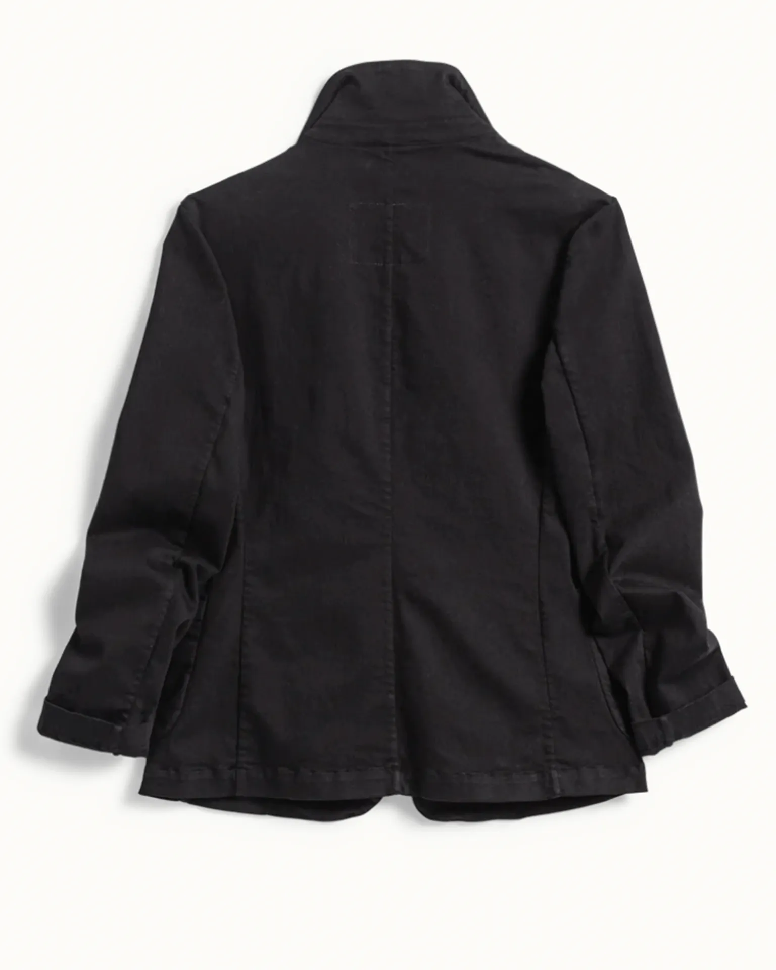 Dublin Tailored Blazer in Jet Black Denim