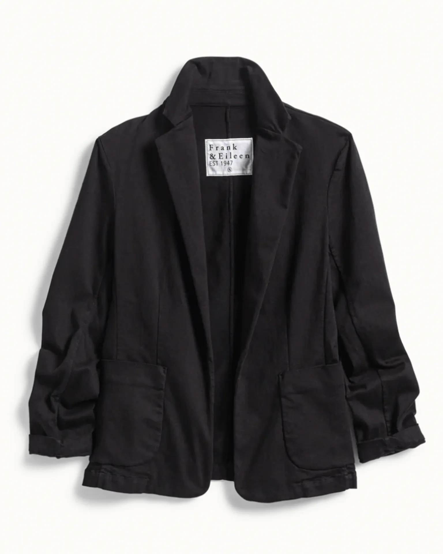 Dublin Tailored Blazer in Jet Black Denim