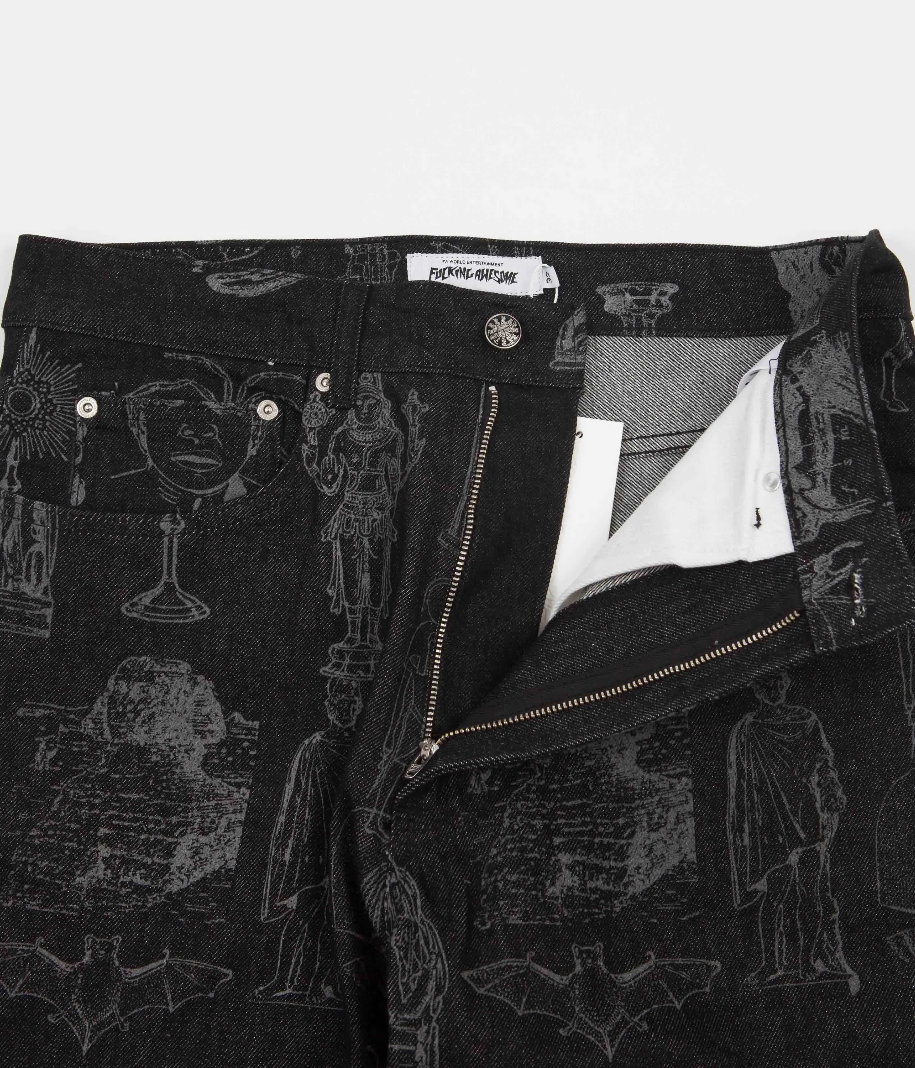 Fucking Awesome 3M Regular Fit Jeans - Black