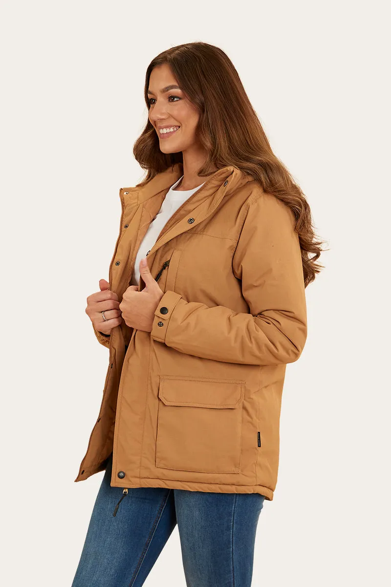 Kickback Womens Jacket - Tawny Brown