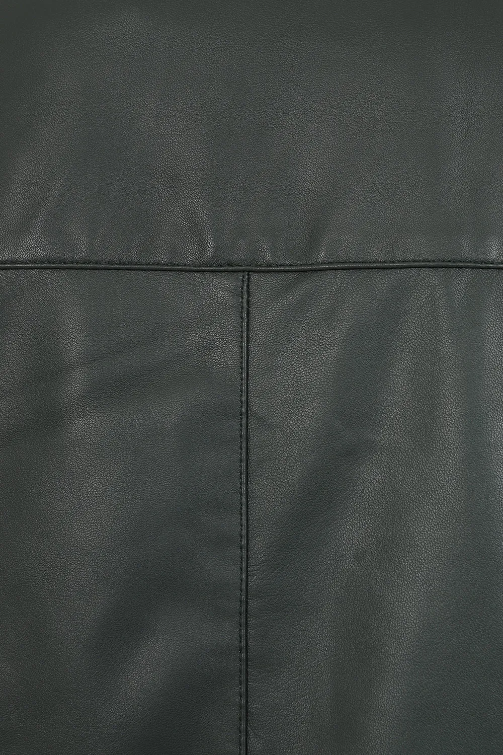 Men's Green Soft Napa Leather Classic Jacket - Billy