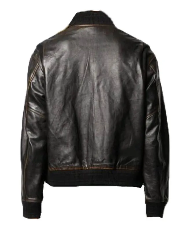 My Name Han So-Hee Black Leather Jacket for Women